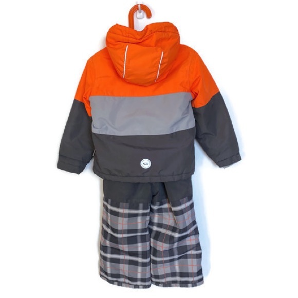 Gusti Toddler Snowsuit Grey and Orange Size 2T - Picture 2 of 11